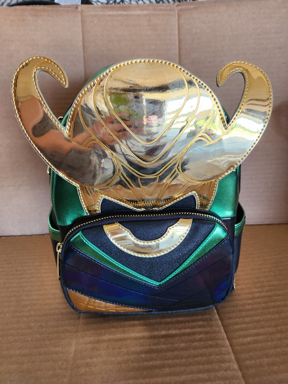 Loungefly Marvel Shine Loki Mini Backpack